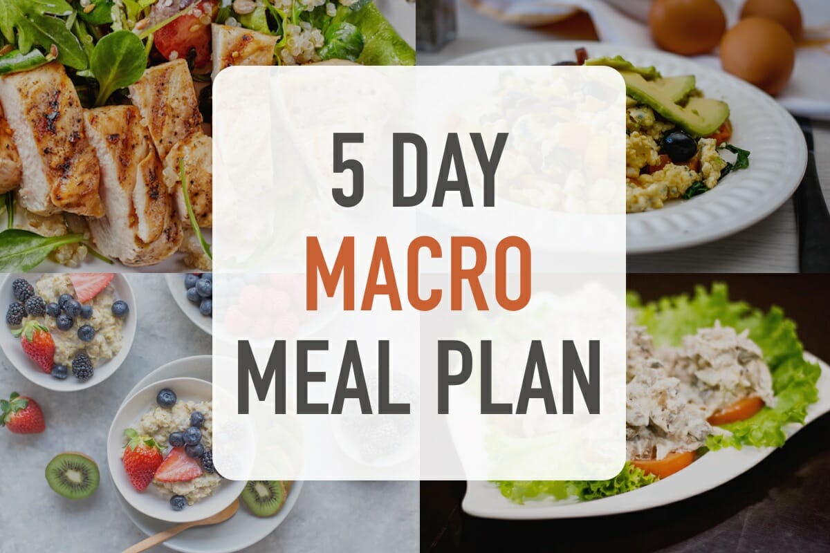 macro meal prep planner for rice
