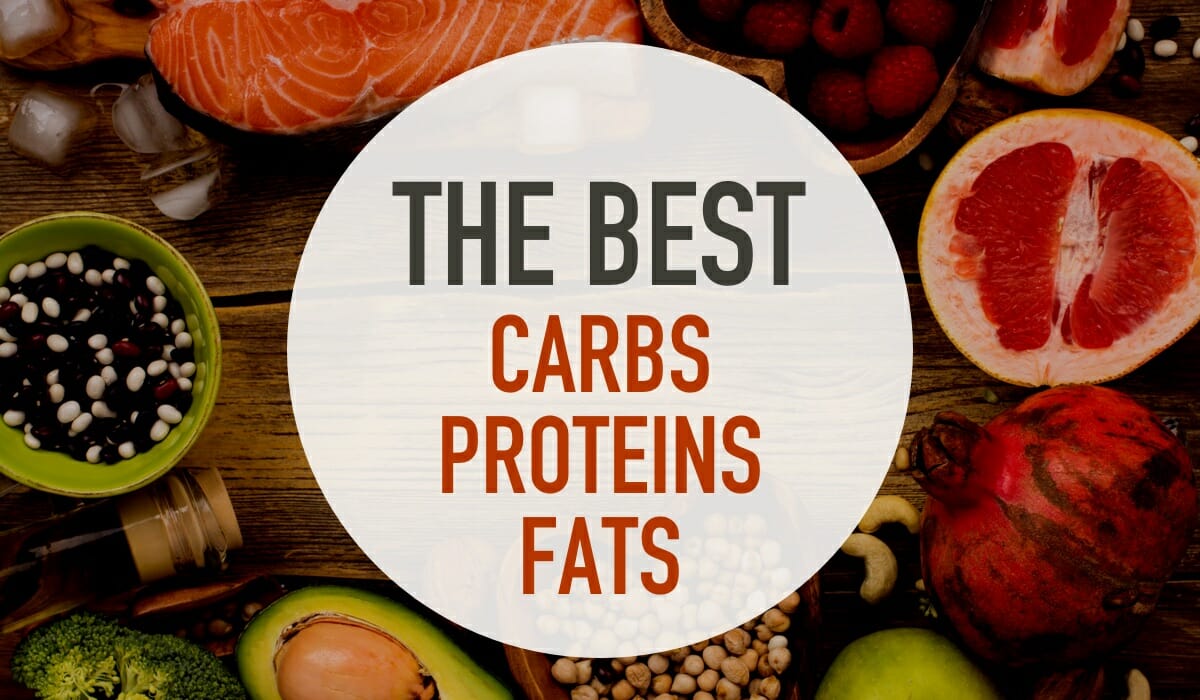 Top 15 carbs, proteins, and fats