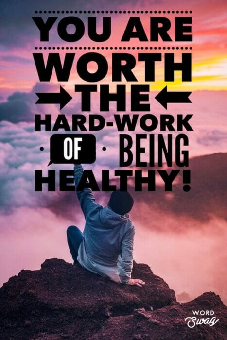 being healthy is hard work