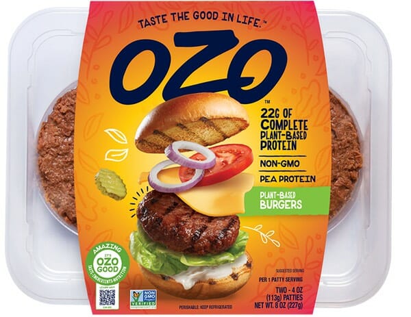 OZO plant based burgers