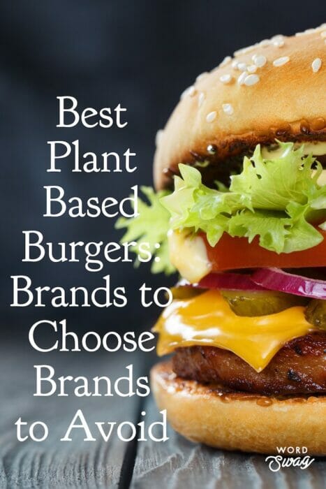 plant based burger brands